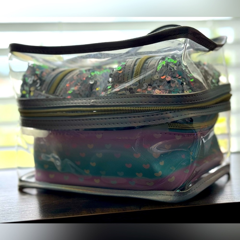 4 Piece Makeup and Accessories Case